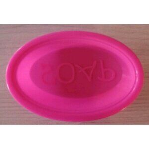 Silicone Soap Mold Pink 3 1/2" X 2" Crafting Resin